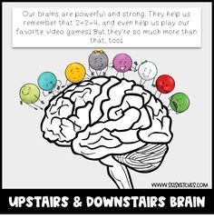 Upstairs Brain Downstairs Brain, Upstairs And Downstairs Brain, Upstairs Downstairs Brain, Whole Brain Child, Social And Emotional Learning