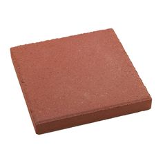 a red brick on a white background