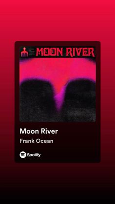 the moon river cover art for frank ocean's album