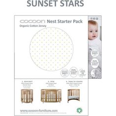 the package includes two cribs and one baby bed