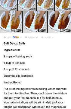 Healthy Hair And Skin, Salt Detox, Sick Remedies, Detox Bath, Quality Sleep, Abdominal Fat