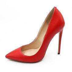 Shop Red Dresses Matte Pumps Pointed Toe Stiletto High Heels Shoes color Red for Going out, Party, Work with worldwide Free shipping & Free return. Red Fitted High Heel Court Shoes, Fitted Red High Heel Court Shoes, Red Court Shoes For Spring Parties, Fitted Red Court Shoes For Evening, Elegant Red Court Shoes For Summer, Chic Red Court Shoes For Parties, Shoes Heel, High Heels Shoes, Red Dresses