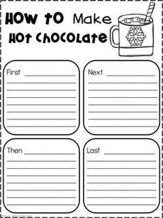 a printable recipe for hot chocolate