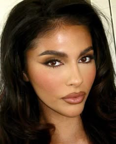 Soft Glam Date Night Makeup, License Makeup, Semi Makeup, 90s Makeup Look, Brown Eyeshadow, Elegant Makeup, Models Makeup, Glamour Makeup