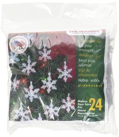 the package contains 24 snowflakes for christmas tree decorating, including white and red