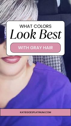 Eye Makeup For Silver Hair, Icy Gray Hair, True Summer Gray Hair, Gray Hair Blue Eyes Makeup, Outfits For Grey Hair, Makeup For Silver Hair, Grey Hair Cool Skin Tone, Gray Hair With Green Eyes, Grey Hair Pale Skin