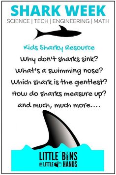 a poster with an image of a shark in the water and text that reads,'sharks