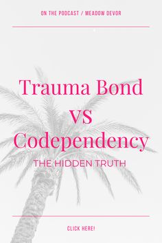 Healing From Codependency, Hysterical Bonding, Trama Bond, Healing Codependency, Inner Bonding, Big Feelings, Psychology Studies