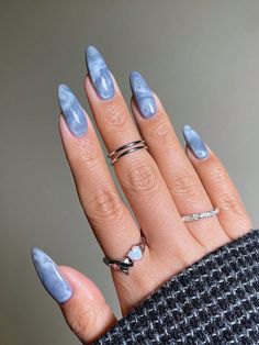 Actualice al instante su apariencia con 24 uñas postizas en forma de gota de agua largas, estilo europeo minimalista de mármol nude y azul, Set completo reutilizable con 1 pegamento de gelatina y 1 lima de uñas, adecuado para fiestas, bailes y uso diario Multicolor     Color combinado,Plantas Uñas 3D   Nail,Hand & Foot Care, size features are:Bust: ,Length: ,Sleeve Length: Nagel Tips, Easy Nails, Floating Flowers, Purple Diamond, Flower Soft, Gold Powder, Pink And White Flowers, Luxury Flowers, Color Powder