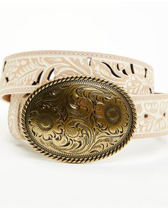 Gold Belt Buckle, Western Belts, Buckle Belt, Boots For Sale, Belt Buckle, Belts For Women, Smooth Leather, Leather Trims, Belt Buckles