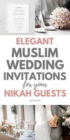 muslim wedding invitation card no border