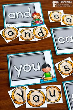 these printable cards are perfect for beginning and ending sounds