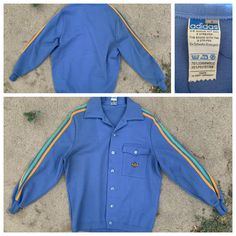 Dive into the world of rare vintage sportswear with this exceptional 1970s Adidas track top, a true gem for collectors. Crafted by Schwahn Erzeugnis, this piece boasts a unique blend of 70% wool and 30% polyester, ensuring both style and durability. Features: Men's size M Classic button row on the front, with a chest pocket Iconic Adidas stitched logo on the front pocket Adorned with the classic 3 stripes on the arms From my private collection, in good condition Measurements (Real): Chest: 56 cm Adidas Track Top, Retro Sportswear, Adidas Sweater, Adidas Vintage, Vintage Sportswear, Adidas Track, Training Tops, Adidas Tops, Vintage Adidas