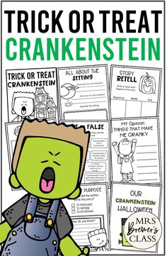 the trick or treat cranienster is an easy halloween activity for kids to do