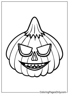 a pumpkin with glasses on it's face is outlined in the shape of a jack o lantern