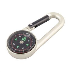 uxcell Metal Round Mini Dial Carabiner Hanging Compass for Travel Camping Hiking *** For more information, visit image link. Camping Hiking, Camping & Hiking, Rolex Watches, More Information, Rolex, Hiking, Travel