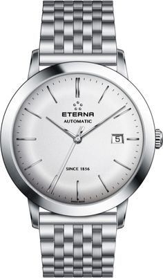 Eterna Watch Eternity Gent Automatic 2700.41.10.1736. Superb craftsmanship. Striving for perfection. Never resting on our laurels, seeking new goals, searching out the right path. For one and a half centuries, Eternas watchmakers have been working with unerring dedication and meticulous care to develop and manufacture their masterpieces. The company sticks with its current course, putting its long traditions at the service of progress both technical and aesthetic. It sees each and every one of i Bracelet Sizes