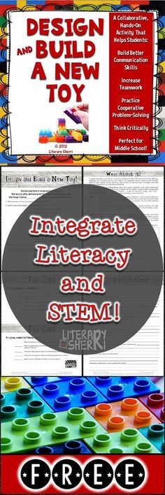 You have been hired to work with a team to design and build a new toy! Your toy will be marketed across the nation this coming holiday season! This collaborative, hands-on, ELA and STEM-aligned activity fosters team-building, critical thinking, collaborative problem-solving, communication, and social skills. Engaging, fun, proactive learning for back-to-school, half-days, special days . . . or any day! Writing assignments, grading rubrics, and CCSS included! Adventure Books, Toys Design, Prototype Design, Problem Based Learning, Inquiry Based Learning, Stem Steam, Steam Activities, Literacy Stations, Writing Assignments