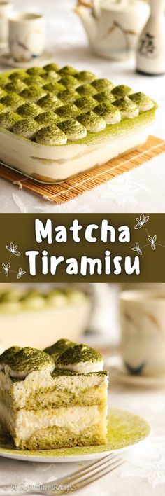 matcha tirami is an easy and delicious dessert