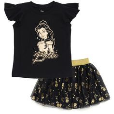 Your little girl is ready for a day filled with Disney magic in these cute Disney outfits! This stylish short sleeve shirt and mesh skirt set features a pretty ballerina design and cool and vibrant artwork of iconic characters like Minnie Mouse and Princess Ariel that your kid will love to wear! Made of a soft material that keeps your child comfortable, this fun and fashionable Disney set is the perfect outfit for all day adventure and play! Melody Christmas, Toddler Girl Fall, Cute Disney Outfits, Toddler Girl Shorts, Pretty Ballerinas, Girls Fall Outfits, Princess Ariel, Mermaid Princess, Girls Fleece