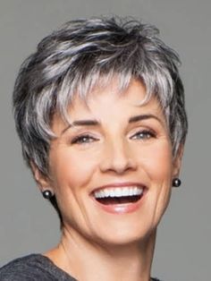 Gabor Wigs, Short Sassy Haircuts, Sassy Haircuts, Short Hair Over 60, Haircut For Older Women, Penteado Cabelo Curto, Short Pixie Haircuts, Haircut For Thick Hair