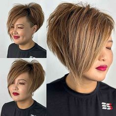 Edgy Asymmetrical Bob Short Stacked Hair, Classic Bob Haircut, Short Layered Bob Hairstyles, Stacked Hair