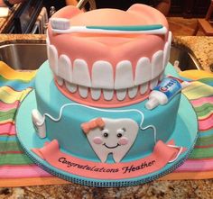 Dentist Cake, Tooth Cake, Dental Facts, Tooth Extraction