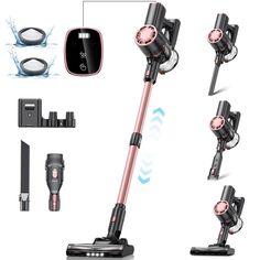 an image of a vacuum cleaner with different functions