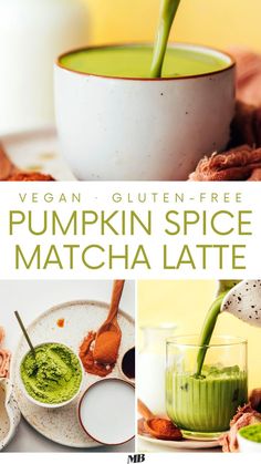 pumpkin spice matcha latte Caffeine Free Hot Drinks