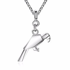 TARDOO Real 925 Sterling Silver Lucky Bird Animal Leisure... https://www.amazon.co.uk/dp/B01N6JZEVS/ref=cm_sw_r_pi_dp_x_6kpIybSM3W5Y0 Sterling Silver Necklace With Bird Design, Silver Bird Design Pendant Necklace, Trendy Jewellery, Silver Bird Necklace, Jewellery For Men, Handmade Sterling Silver Bird-shaped Jewelry, Sterling Silver Wing-shaped Necklace, Animal Pendant