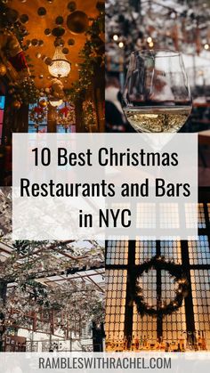 the top 10 best christmas restaurants and bars in nyc