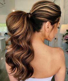 30+ Best Wedding Hairstyles for Bride Bridal Ponytail, Curly Prom Hair, Prom Hair Medium, Perfect Ponytail, Wedding Hairstyles Bride, Quinceanera Hairstyles, Best Wedding Hairstyles, Prom Hairstyles For Long Hair