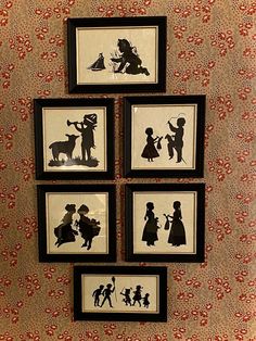 Enhance and decorate your home with this framed paper cut Early American silhouette series. Collect all 4 to create a charming wall gallery or add to a bookcase. Quality materials and hand craftsmanship….entirely from the USA! This paper cut silhouette is behind glass in a 10" x 10" black, solid ash wood frame with gold trim. A saw tooth picture hanger is attached to the back. Special aged paper gives an antique appearance. Family Heirloom Display, Tooth Picture, Wall Arrangements, Teeth Pictures, Aged Paper, Silhouette Paper, Picture Hanger, How To Age Paper, Girl Silhouette