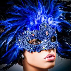 Venice Carnival Masquerade Peacock Feather Mardi Gras Costume Party Mask Blue | eBay Mardi Gras Feathered Masquerade Mask For Party, Feathered Masquerade Mask For Carnival Party, Mardi Gras Masquerade Mask With Feathers For Party, Mardi Gras Party Masquerade Mask With Feathers, Elegant Blue Masquerade Mask For Parties, Blue Venetian Masquerade Mask For Party, Formal Mardi Gras Masquerade Mask, Blue Masquerade Mask For Carnival Costume Party, Blue Masquerade Mask For Mardi Gras Costume Party