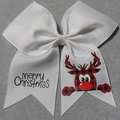 New Without Tags. 6 Inch Hairbow Cricut Bows, Christmas Cheer Bows, Easy Hair Bows, Hair Bows Diy Ribbon, Custom Cheer Bows, Disney Hair Bows, Christmas Cricut, Unicorn Flowers, Halloween Hair Bows