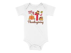 6e1481cc-91d8-40c7-84bb-c558e8c1568d Fall Newborn, Fall Elements, 1st Thanksgiving, Thoughtful Baby Shower Gifts, Thanksgiving Baby, First Thanksgiving, Newborn Outfit, Holiday Wardrobe, Unisex Baby Clothes