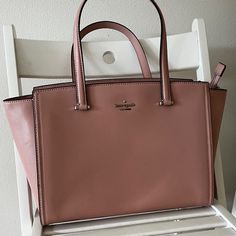 Brand New, Never Used. Pale Pink Kate Spade Patterson Drive Geraldine Tote Bag Feminine Kate Spade Office Bags, Kate Spade Blush Shopping Bag, Kate Spade Blush Bag For Shopping, Pink Kate Spade, Bags Kate Spade, Kate Spade Bags, Kate Spade Top Handle Bag, Womens Tote Bags, Pale Pink