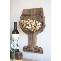 Nobetterwaytostoreyourleftoverwinecorksthaninaneclecticwineshapedwallpiece!Madeofwoodandwire,thiscorkholderwillbeagreatadditiontoyourbararea.SpecificationsColor:BrownSize:6x12x18in.Weight:5.5lbs Wine Holder Wall, Leftover Wine, Wine Cork Holder, Wine Cork Diy Crafts, Wine Cork Diy, Cork Holder, Wine Cork Art, Cork Projects, Cork Diy