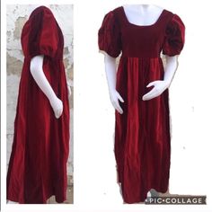 Reposhing This Item. Loved It, But Ready To Rotate For Something New. It’s Giving Ever After (The Movie) For Sure! Questions? Leave A Comment Below! Fitted Red Dress With Historical Design, Red Formal Dress With Historical Design, Vintage Fitted Medieval Dress For Formal Occasions, Vintage Formal Fitted Medieval Dress, Red Fitted Victorian Dress In Regency Style, Vintage Red Victorian Dress With Historical Design, Red Vintage Victorian Dress For Fancy Dress, Vintage Floor-length Medieval Dress For Costume Party, Red Vintage Fitted Medieval Dress