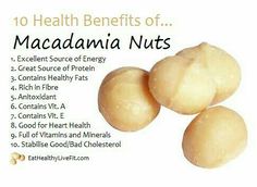 Macadamia Nut Benefits, Nut Benefits, Healthy Nuts, Nutrition Food