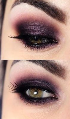 Night look for winter Makeup Yeux, Tutorials Makeup, Prom Eye Makeup, Smokey Eye Makeup Tutorial, Eye Makeup Pictures, Purple Makeup, Beautiful Eye Makeup, Purple Eyeshadow