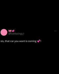 the tweet is pink and black with hearts on it's back ground