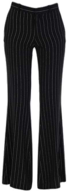 Trendy Vertical Stripes Pants For Work, Trendy Vertical Stripes Pants For Workwear, Fitted Straight Pants With Vertical Stripes, Trendy Pinstripe Wide Leg Pants, Chic Pinstripe Wide Leg Pants, Elegant Straight Leg Pants With Vertical Stripes, Chic Straight Pants With Vertical Stripes, Elegant Striped Stretch Pants, Elegant Striped Straight Leg Pants