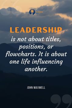 True leadership is all about making a positive impact on the lives of those around you. As John Maxwell reminds us, it's not about titles, positions, or flowcharts – it's about one life influencing another. | Leadership | Leadership Development | Leadership Training | Management Tips Leadership | Leadership Tips | Inspirational | Small Business Owner | Small Business Inspiration | Leader | Quotes | Motivation | Motivational Quotes | Inspirational Quotes | Reality Quotes | Management Management Tips Leadership, Quotes Reality, New Years Eve Quotes, Management Quotes, Workplace Quotes, Manager Quotes, Leadership Quotes Inspirational, Leadership Inspiration, Problem Solving Activities