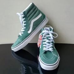 Vans Sk8-Hi Color Theory Duck Green Shoes New Size 12. Let’s Deal Them Out Best Offers Wellcome Thanks Casual Green Skate Shoes With Cushioned Footbed, Sporty Green Vans High-top Sneakers, Sporty Green High-top Vans Sneakers, Green Vans High-top Lace-up Sneakers, Green Lace-up High-top Vans Sneakers, Casual Vans High-top Sneakers, Vans Sk8 High, Vans Chukka Low, Vans Sk8 Hi Reissue