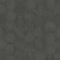 an abstract hexagonal tile pattern in dark grey