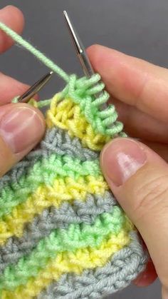 Knitting Stitches Tutorial, Knitting Charts, Diy Knitting, Knitting Stitches, Knit Crochet, Diy And Crafts, Knitting, Crochet, Pattern