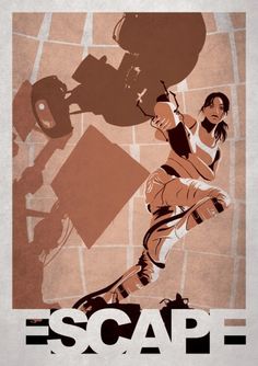 a woman riding a motorcycle on top of a poster