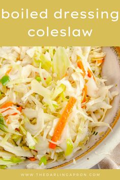 this coleslaw salad is loaded with carrots, celery, and cabbage