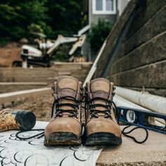 A tough boot built for the toughest jobs. Head to our blog to read about the female designer behind our women's Vicious work boot. Work Boots Men, Danner Mountain Light Boot, To Read